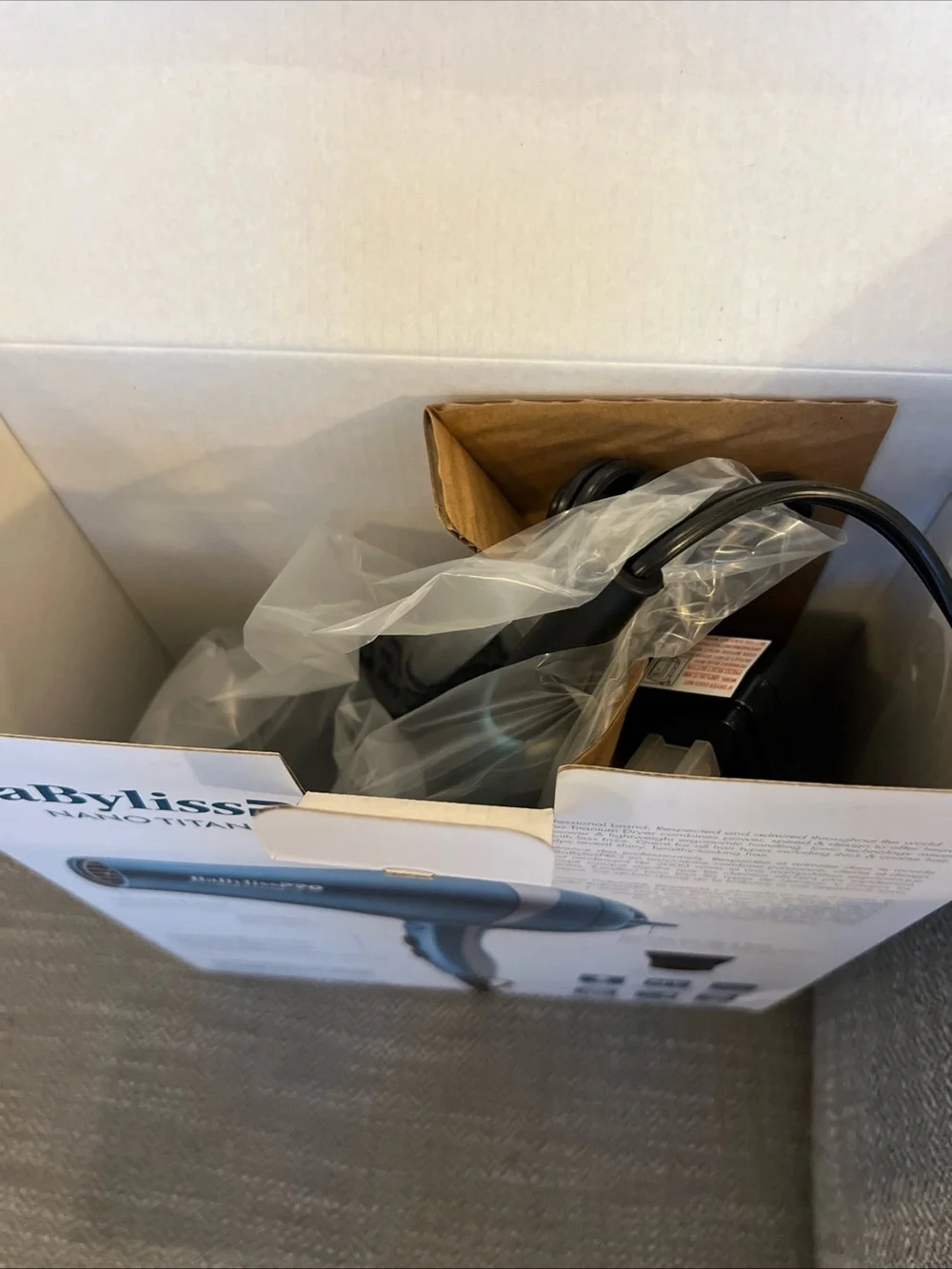 BaBylissPRO Nano Titanium Hair Dryer - Blue